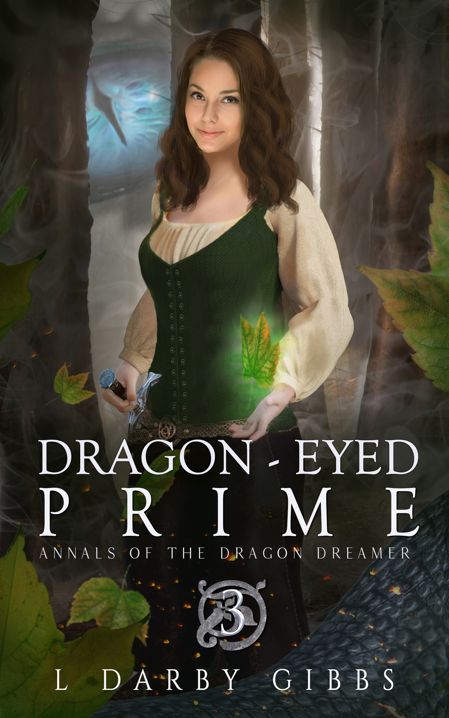 Fantasy novel Dragon Eyed Prime book three in the Annals of the Dragon Dreamer series