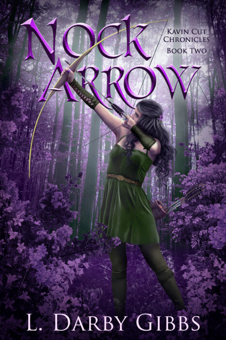 Fantasy novel Nock Arrow book 2 in the trilogy Kavin Cut Chronicles where a hidden kingdom is both dangerous and safe